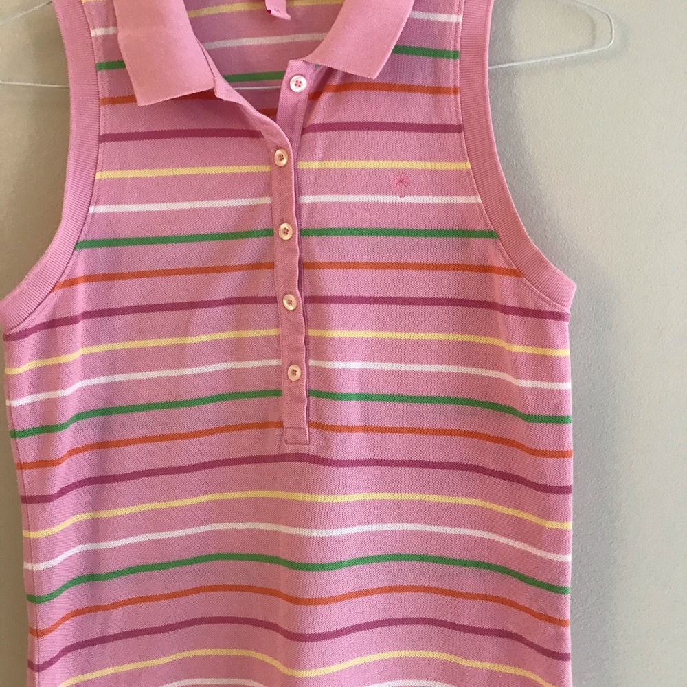 Lilly Pulitzer Sleeveless Polo Shirt